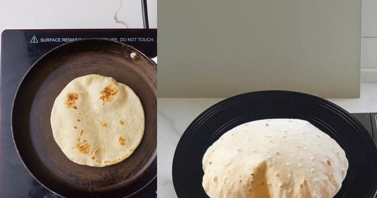 Induction Cooked Roti Induction Cooking Trick: इंडक्शन पर रोटी कैसे बनाएं? इस ट्रिक से बनेगी ...