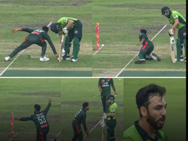 ভিডিও: মিরাজের সস্তা চালাকি ও সালমান আগার ক্ষোভ, মাঠ পরিণত হলো যুদ্ধের আখড়ায়। 