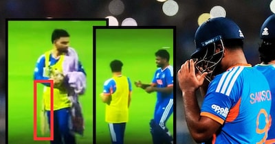 संजू सैमसन का बल्ला लेकर चलते बने रिंकू सिंह