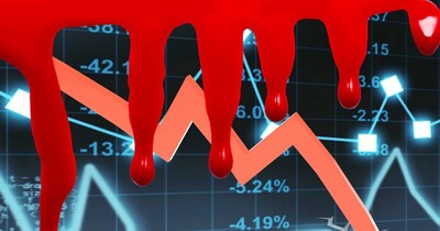 शेयर बाजार में लगातार तीसरे दिन भी गिरावट देखने को मिली. (Image - Canva)