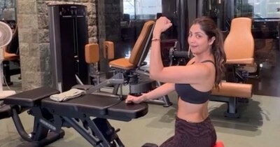 एक्ट्रेस शिल्पा शेट्टी ने वर्कआउट का वीडियो इंस्टाग्राम पर शेयर किया है.