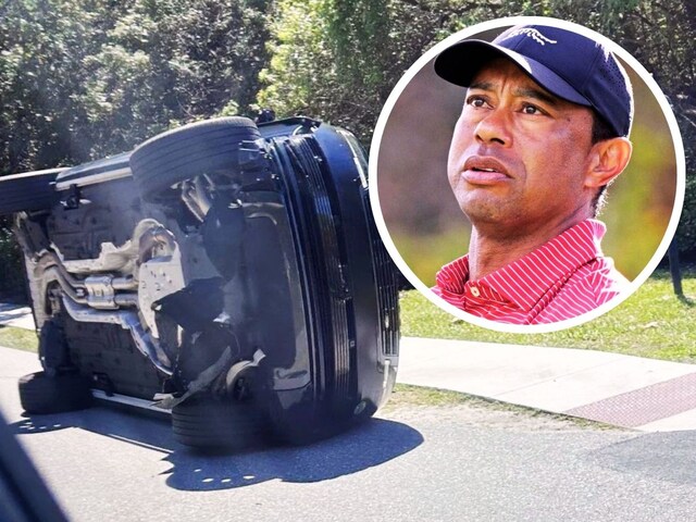 टाइगर वुड्स गिरफ्तार, 'नशे' में मारी ट्रक को जोरदार टक्कर 