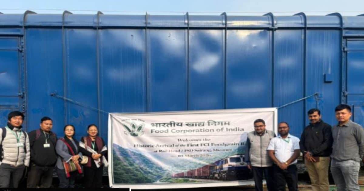 भारतीय रेलवे ने बनाया रिकार्ड, ट्रेन से मिजोरम में पहली बार पहुंचाई ये चीज