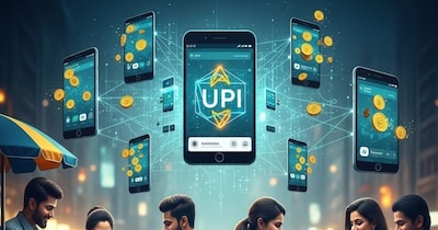 यूपीआई एक रियल टाइम पेमेंट सिस्टम है. (AI Generated Image) 