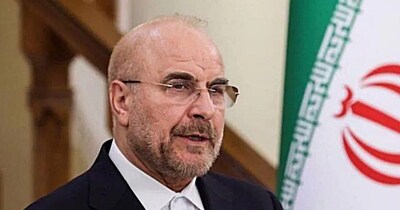 ईरान की संसद के स्पीकर मोहम्मद बाकर कालिबाफ.