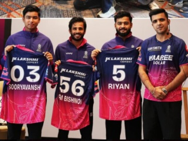 नया लुक... वही हल्ला बोल, राजस्थान रॉयल्स ने लॉन्च की नई जर्सी