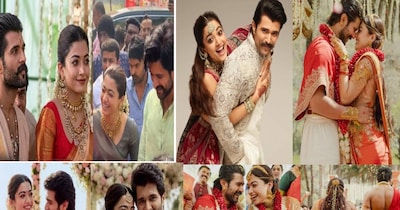 Rashmika Mandanna Vijay Devarakonda Wedding : एक्ट्रेस रश्मिका मंदाना ने हाल ही में विजय देवरकोंडा के साथ उदयपुर में सात फेरे लिए. तेलुगु और कोडवा रीति-रिवाजों के अनुसार शादी की थी. शादी के बाद एक्ट्रेस हैदराबाद में अपनी ससुराल पहुंचीं. ग्रैंड रिसेप्शन पार्टी से पहले विजय रश्मिका को लेकर अपने गांव थुम्मनपेट भी पहुंचे जहां पर सत्यनारायण भगवान की पूजा का आयोजन किया गया. यह गांव तेलंगाना के महबूबनगर जिले में स्थित है. पूरा गांव रश्मिका के स्वागत के लिए उमड़ पड़ा. एक ट्रेडिशनल डांस परफॉरमेंस से दोनों का स्वागत किया. भीड़ नवविवाहित कपल की एक झलक पाने के लिए बेताब दिखी. एक्ट्रेस ने हाल ही में अपनी फैमिली प्लानिंग पर भी खुलकर बात की. 