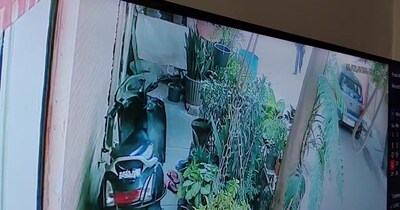 जयपुर में दिनदहाड़े सिलेंडर चोरी, भागते समय स्कूटी फिसली, एक बदमाश गिरफ्तार