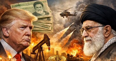 ईरान के बिजली घरों पर पहला हमला बोला गया, ताकि वह बिटकॉइन माइनिंग न कर पाए. (Image - AI)