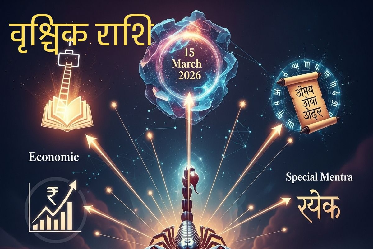 Vrishchik Rashifal 15 march 2026: आज दिखेंगे कुछ खास संकेत! करियर-आर्थिक उन्नति के लिए अपनाएं ये खास मंत्र