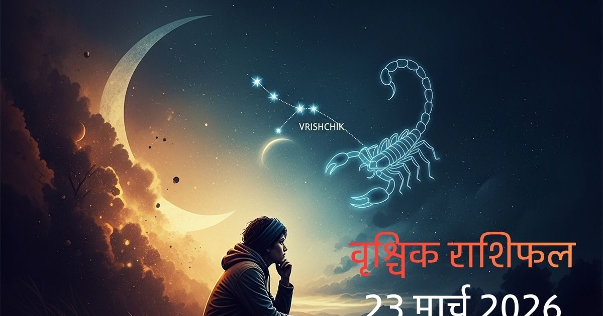 वृश्चिकः संवेदनशीलता त्यागें, कर्म पर ध्यान दें! आज इन बातों का रखें खास ख्याल वृश्चिकः संवेदनशीलता त्यागें, कर्म पर ध्यान दें! आज इन बातों का रखें खास ख्याल