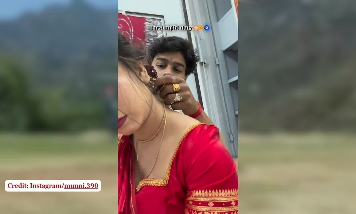 सुहागरात पर पति ने निभाई ऐसी ड्यूटी, पत्नी के सिर से उतारा गजरा, वीडियो देख लोग बोले- नसीब हो तो ऐसा