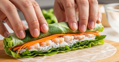 vegetable rice paper rolls 