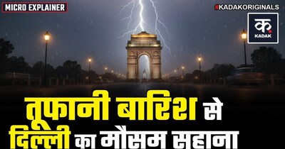 दिल्ली-NCR में अचानक बदला मौसम, आंधी-तूफान और ओलावृष्टि से गेहूं की फसल को नुकसान.