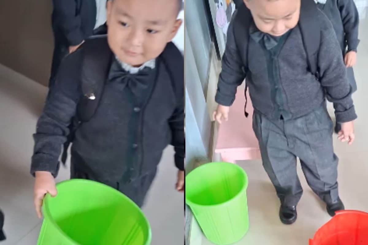 गलती से टूटा स्कूल का डस्टबिन, लेकिन बच्चे ने नहीं छिपाई बात, अगले दिन नया लाकर, जित लिया सब का दिल