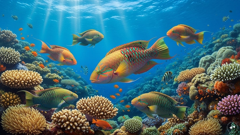 Headfish: The brightly colored headfish is known for its dramatic sexual changes. Many species are born females and later turn into males, a process called parturition. In some cases, this transformation can occur in just a few days, and is often caused by the absence of a dominant male in the group. Headfish: The brightly colored headfish is known for its dramatic sexual changes. Many species are born females and later turn into males, a process called parturition. In some cases, this transformation can occur in just a few days, and is often caused by the absence of a dominant male in the group.