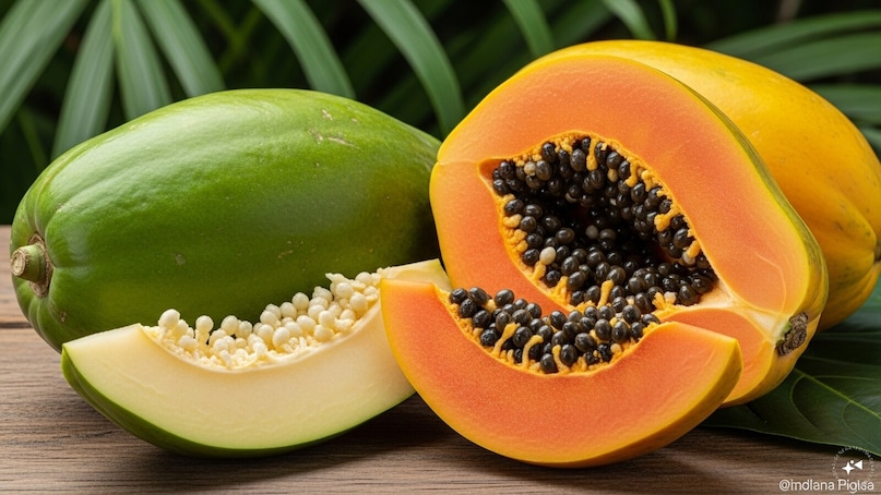 Glycemic Index (GI): Raw papaya sits lower on the GI scale because its carbohydrates are complex and bound. This ensures a slow, steady glucose release. Ripe papaya has a GI of around 55–60; while still considered "moderate," it enters the bloodstream faster than the raw version, requiring more careful portion monitoring. Glycemic Index (GI): Raw papaya sits lower on the GI scale because its carbohydrates are complex and bound. This ensures a slow, steady glucose release. Ripe papaya has a GI of around 55–60; while still considered "moderate," it enters the bloodstream faster than the raw version, requiring more careful portion monitoring.