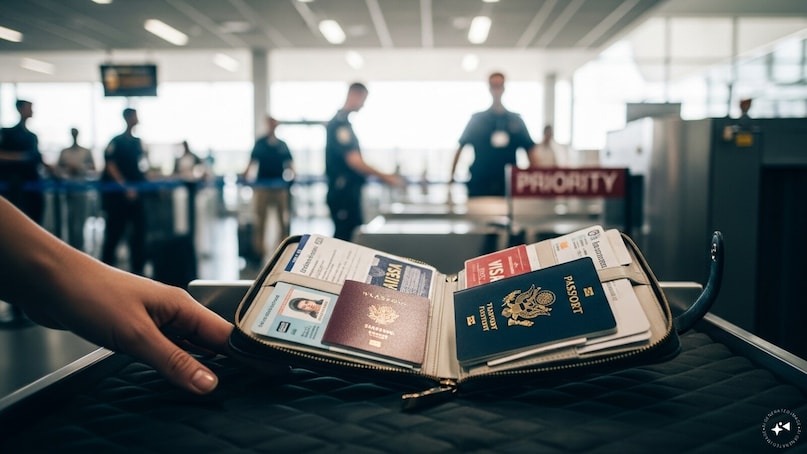 जब भी अतिरिक्त स्क्रीनिंग का मौका हो, सुनिश्चित करें कि आपका पासपोर्ट, वीज़ा, आईडी और यात्रा दस्तावेज़ आसानी से उपलब्ध हों। यदि हवाईअड्डा कर्मचारी सत्यापन के लिए कहते हैं तो सब कुछ व्यवस्थित होने से प्रक्रिया को अधिक सुचारू रूप से चलने में मदद मिल सकती है।