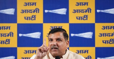 आम आदमी पार्टी के सांसद संजय सिंह.