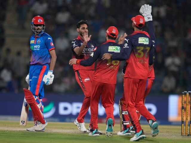 Delhi all four in front of Bhuvneshwar-Hazelwood, RCB won the match in 39 balls.