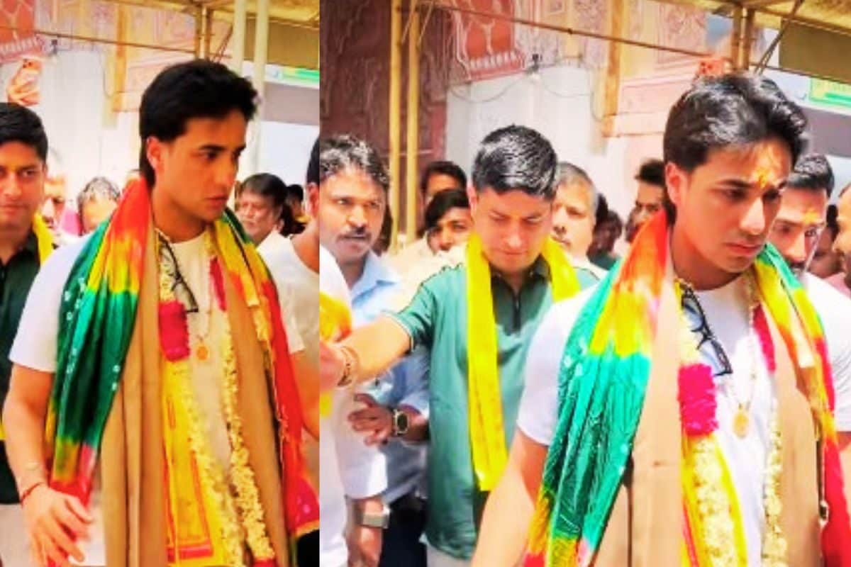 VIDEO: वृंदावन में दर्शन करने पहुंचे अभिषेक शर्मा की चप्पल चोरी, गुस्से से हुए लाल, नंगे पैर भागते आए नजर