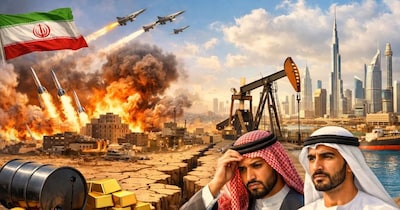 ईरान युद्ध का असर, अरब देशों की अर्थव्यवस्था और विकास पर बड़ा खतरा. (Image:AI)