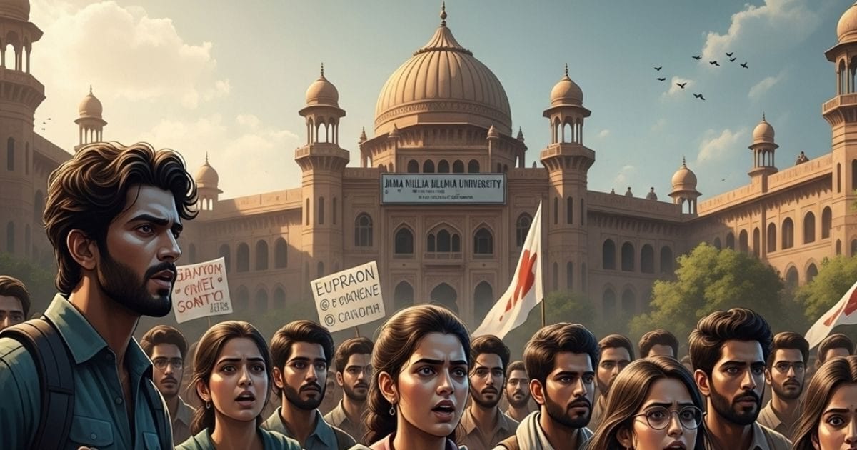 जामिया यूनिवर्सिटी में कुलपति का वायरल वीडियो और बवाल का सच