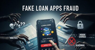मोबाइल लोन ऐप से हो सकता है बड़ा फ्रॉड, जानिए बचने का आसान तरीका. Photo: AI