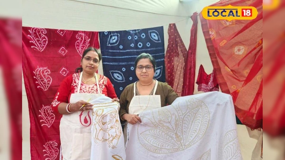 मोम का जादू, रंगों की बाजीगरी! जमशेदपुर की दो सहेलियों ने ₹1000 की साड़ी से विदेशों तक मचाया तहलका – News18 हिंदी