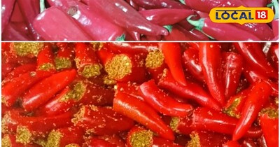 भरवां मिर्च का अचार.