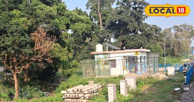 तार फेंसिंग की सुरक्षा में जंगल में स्थित गेटमैन केबिन