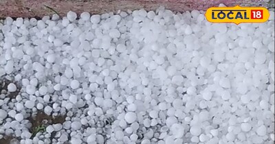 राजस्थान में बारिश के साथ ओलावृष्टि हुई 