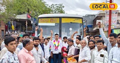 70 साल बाद गांव पहुंची रोडवेज बस, जोधपुर-आऊ रूट पर लोगों ने फूल बरसाकर किया स्वागत.