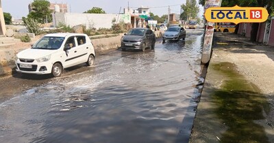 मच्छग़र रोड बदहाल, ग्रामीण परेशान, खतरा बढ़ा.