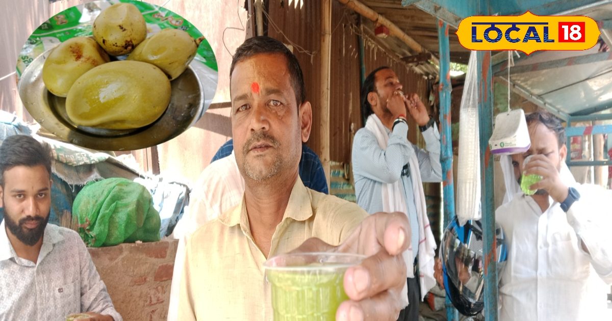 कड़कड़ाती गर्मी में देसी जादू — कच्चे आम, पुदीना और नींबू से बना चटपटा आम पन्ना