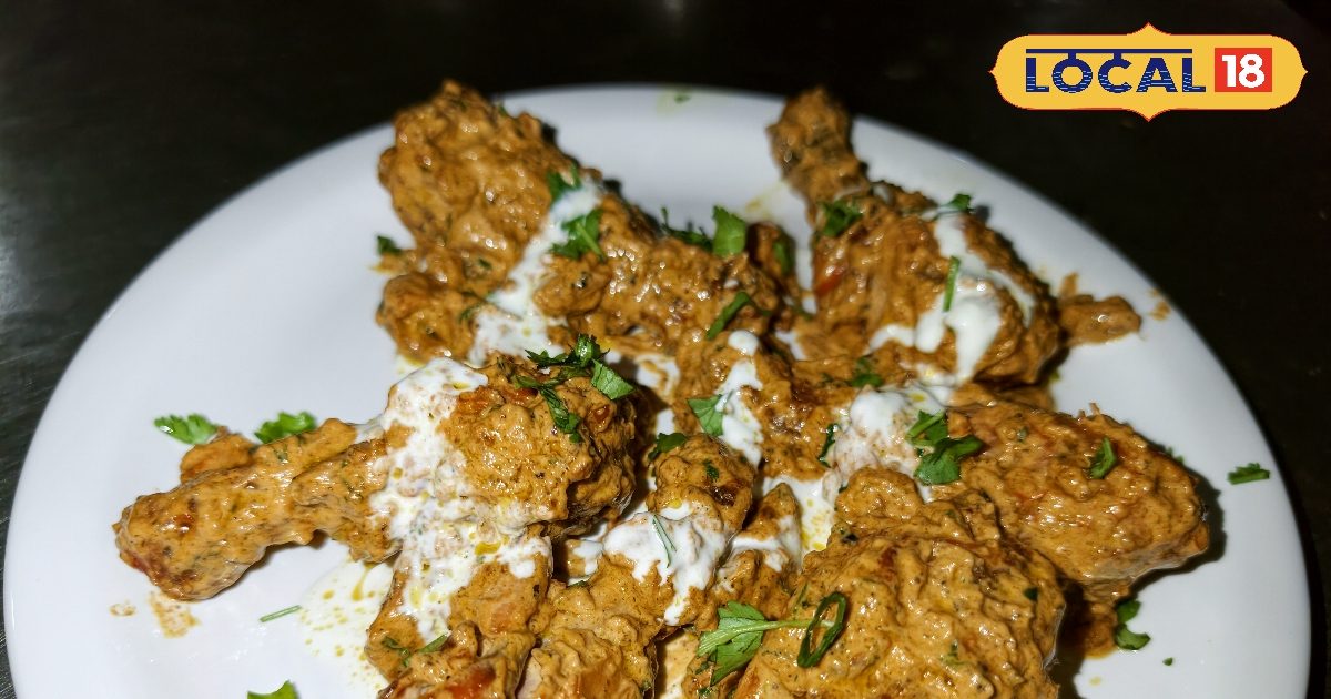 एक चिकन, दो स्वाद- कोयले पर भुना लेग पीस और बटर ग्रेवी का कमाल, मऊ की बटर सीख का स्वाद