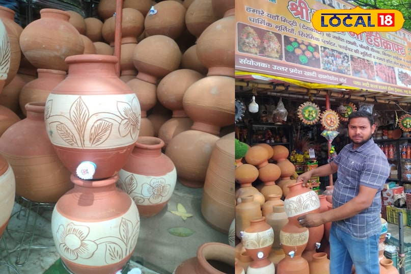 Uttar Pradesh, Meerut, Summer, Prajapati Samaj, Earthen pots, Bottles, Pitchers, Local -18,उत्तर प्रदेश, मेरठ, गर्मी, प्रजापति समाज, मिट्टी के बर्तन, बोतले, मटके, लोकल -18