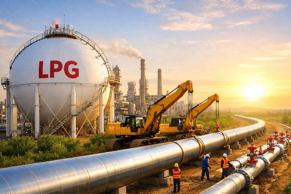 LPG ट्रांसपोर्ट में क्रांति की तैयारी, ₹12,500 करोड़ का पाइपलाइन नेटवर्क बनेगा, सुरक्षित और तेज डिलीवरी का रास्ता साफ