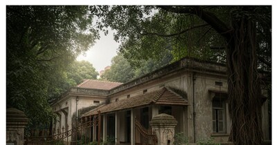 AI से तैयार भूतिया बंगला की फोटो