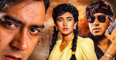 नई दिल्ली. बॉलीवुड में 90 का दशक वह दौर था, जब बॉक्स ऑफिस एक्शन और रोमांस की खुशबू से भरा हुआ था. इस दौर में कई जोड़ियां बनीं और टूटीं, लेकिन एक जोड़ी ऐसी भी थी जिसने स्क्रीन पर आते ही तहलका मचा दिया. हम बात कर रहे हैं अजय देवगन और करिश्मा कपूर की. अजय देवगन अपनी तेज नजर और सीरियस एक्टिंग के लिए जाने जाते थे और करिश्मा कपूर जिनकी एनर्जी और चंचलता ने दर्शकों को लुभाया. 