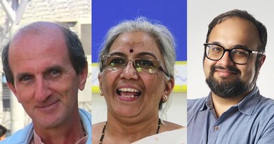 प्रोफेसर मिशेल डैनिनो, सुपर्णा दिवाकर और आलोक प्रसन्न कुमार