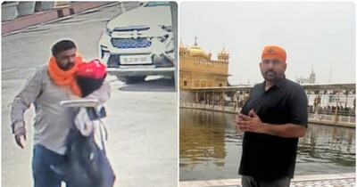 दिल्ली विधानसभा में गेट तोड़कर कार के साथ घुसने वाले सरबजीत सिंह. 