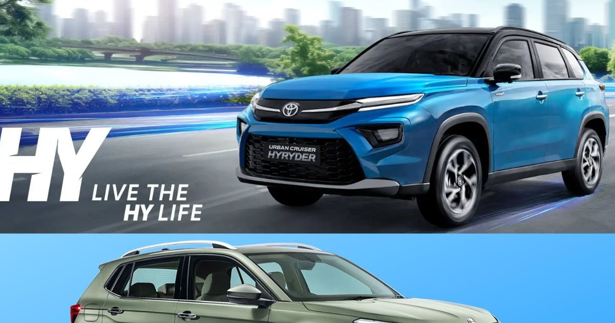 Which is better between Skoda Kushaq Facelift and Toyota Hyryder? know this