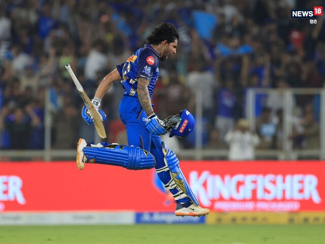 Tilak scored a stormy century for MI, single-handedly destroyed GT bowlers