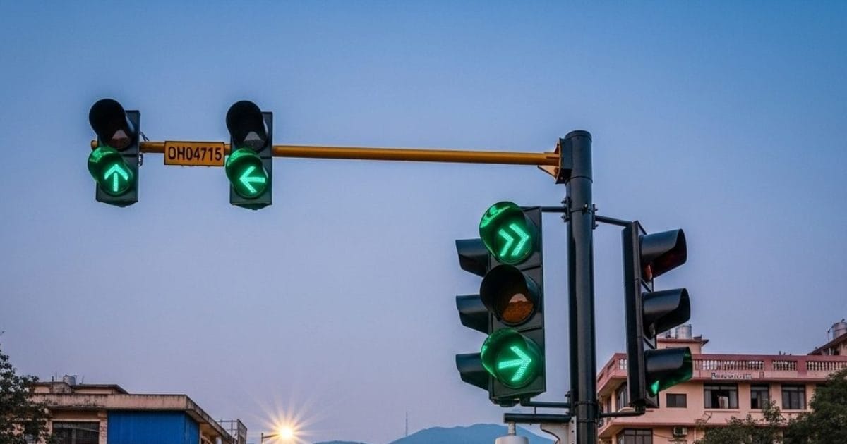 Earlier traffic lights were white in colour. One mistake made you disappear forever