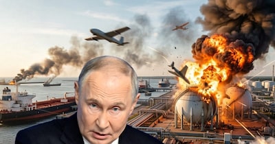 रूस के तेल हब पर यूक्रेन ने मचाई तबाही (AI Photo)