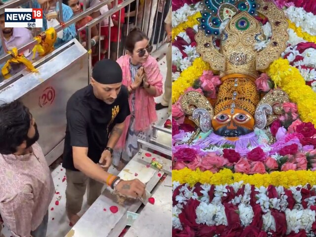 Support for the defeated, Baba Shyam is ours. Cricketer Harbhajan Singh reached Khatu and bowed his head.