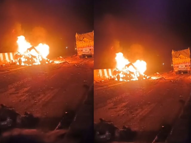 UP News : मिर्जापुर में भीषण सड़क हादसा, बोलेरो में सवार कई लोग जिंदा जले