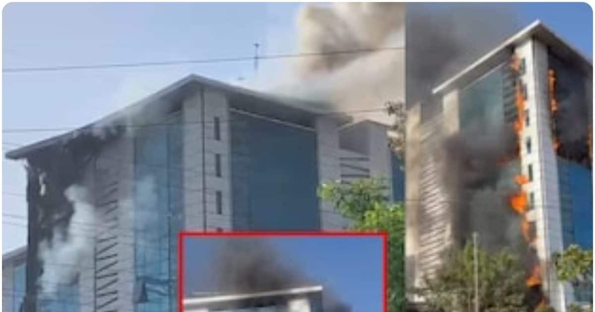 100 लोग इमारत से निकाले गए, वडोदरा में 10 मंजिला बिल्डिंग में भयंकर आग’, 5वें फ्लोर से फैली लपटों ने मचाया हाहाकार