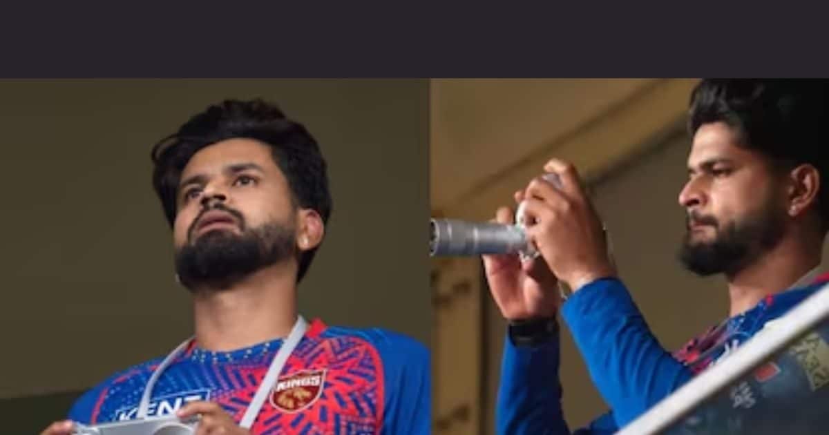 IPL मैच में श्रेयस अय्यर के हाथ में दिखा DSLR जैसा फोन, हर कोई पूछ रहा- कौन सा है ये?